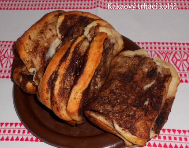 Trhací kakaový koláč (fotorecept) - obrázok 8