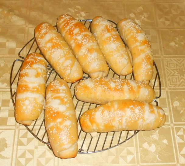 Slané sezamové rožky (fotorecept) - obrázok 4