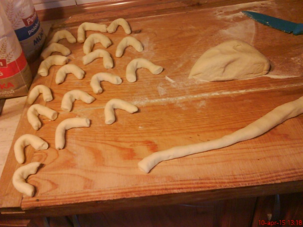 Pečené rožteky s kakaom (fotorecept) - obrázok 2