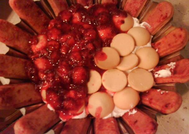 Jahodová nepečená tortička (fotorecept) - obrázok 7