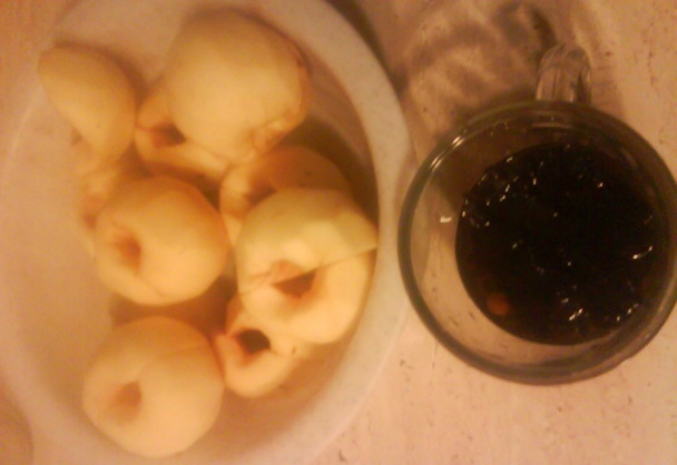 Koláč s plnenými jablkami (fotorecept) - obrázok 1