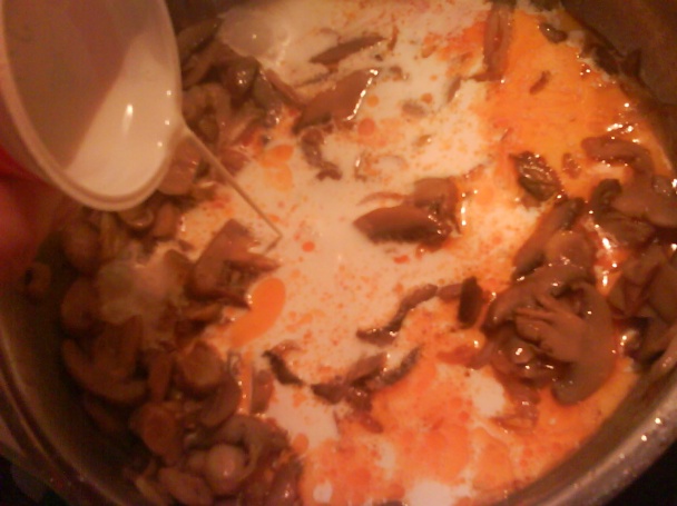 Panenka so syrovo-hubovou omáčkou (fotorecept) - obrázok 4