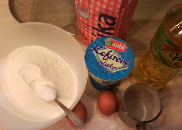 Kefírové placky plnené syrom (fotorecept) - obrázok 1