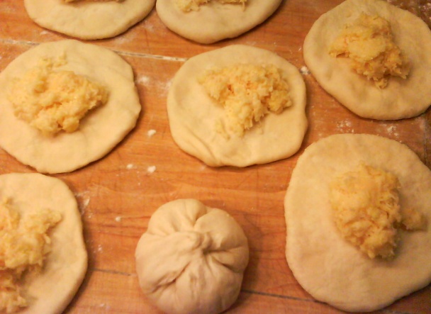 Kefírové placky plnené syrom (fotorecept) - obrázok 7