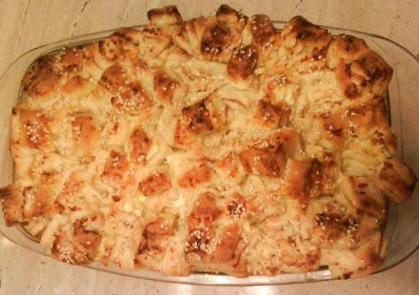 Kockatý tvarohový koláč (fotorecept) - obrázok 7