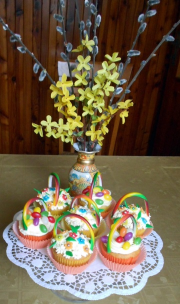 Farebné cupcakes - košíčky - obrázok 3