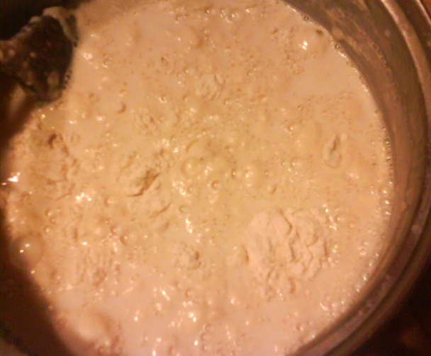 Hnedobiely krémeš s piškótami (fotorecept) - obrázok 3