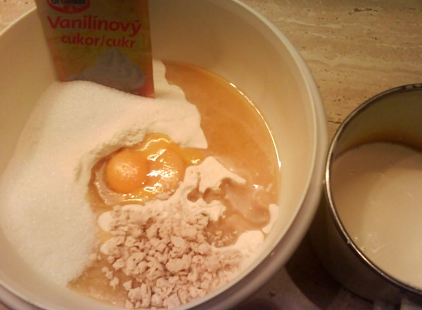 Liaty dvojfarebný tvarohový mrežovník (fotorecept) - obrázok 1