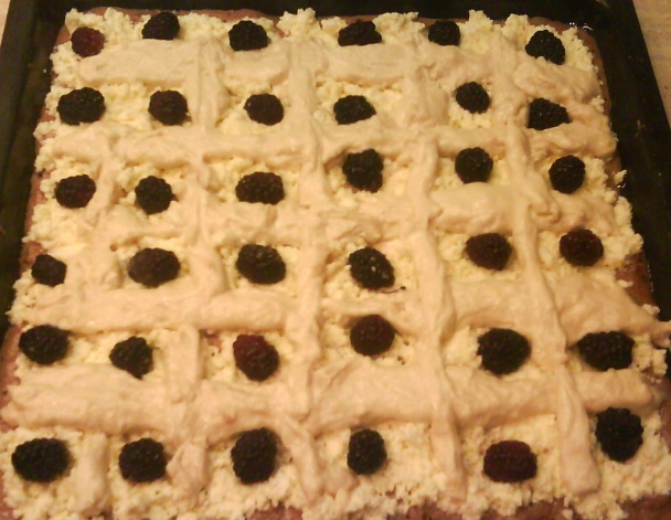 Liaty dvojfarebný tvarohový mrežovník (fotorecept) - obrázok 7