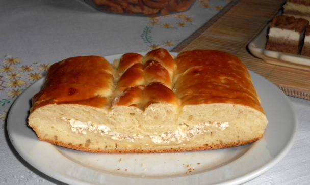 Tvarohový koláč s vrkočom (fotorecept) - obrázok 9