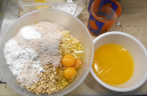 Vločkový koláč s ovocím (fotorecept) - obrázok 2