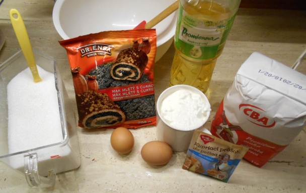 Makové rezy s ovocím (fotorecept) - obrázok 1