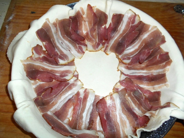 Brunch Ring slanina, vajce a syr (fotorecept) - obrázok 3