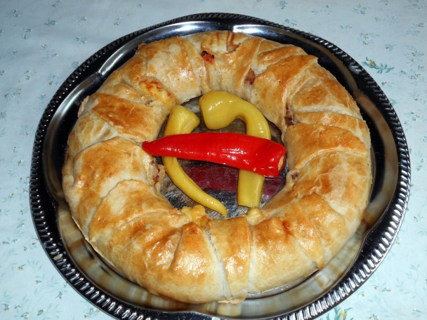 Brunch Ring slanina, vajce a syr (fotorecept) - obrázok 8