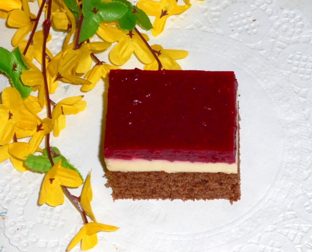 Glazovaný koláč so smotanovou plnkou (fotorecept) - obrázok 10