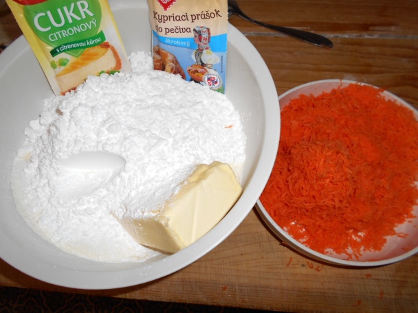 Mrkvový linzer s tvarohom (fotorecept) - obrázok 1