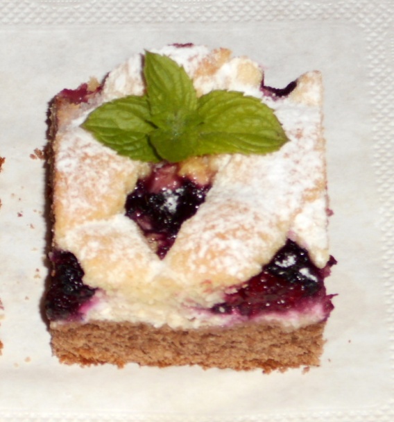 Tvarohový mriežkový koláč s černicami (fotorecept) - obrázok 7