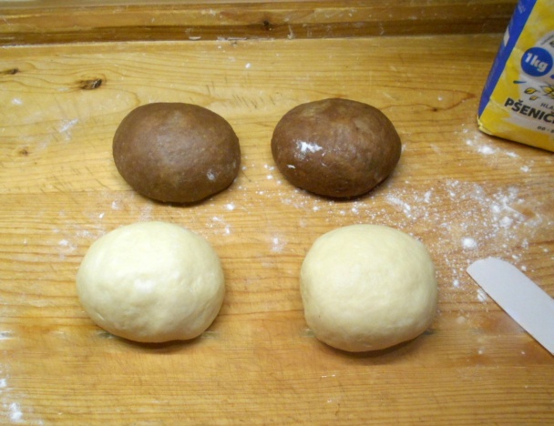 Mäkučký dvojfarebný koláč z pekárničky (fotorecept) - obrázok 7