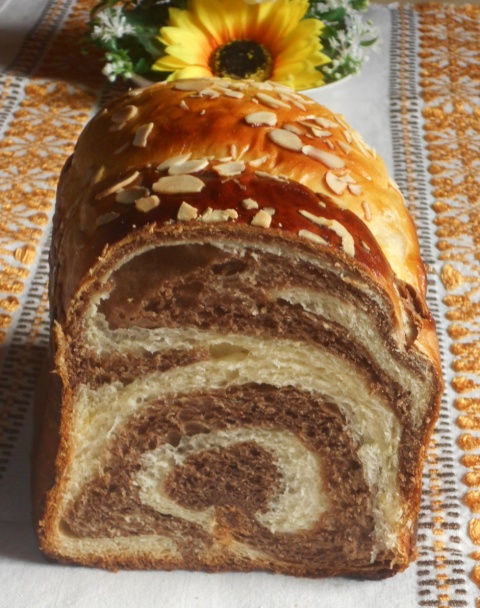 Mäkučký dvojfarebný koláč z pekárničky (fotorecept) - obrázok 13