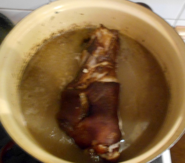 Špišská polievka s údeným kolenom (fotorecept) - obrázok 2