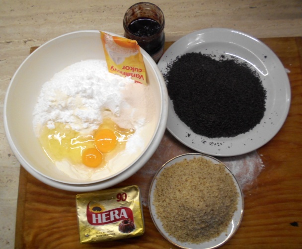 Orechovo-makový koláč (fotorecept) - obrázok 1