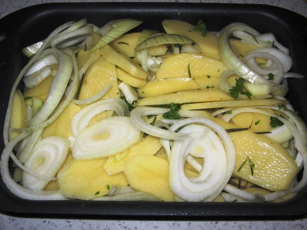 Hydina so zelenou fazuľkou a rukolou - obrázok 4