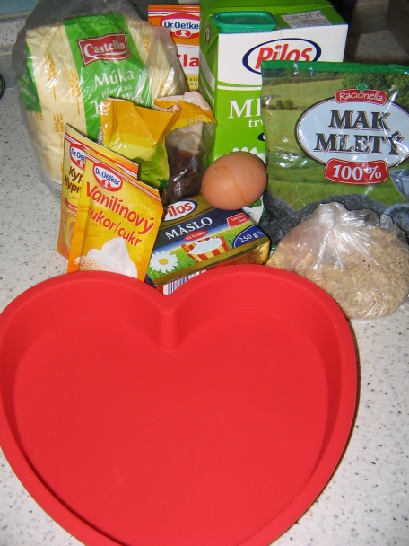 Makové srdiečko na Valentína :) - obrázok 1