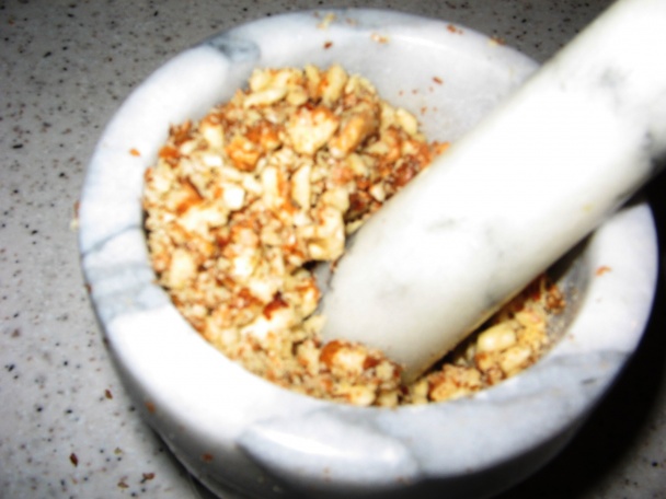 Prsia na sezame s prílohou zelenino-ovocného nákypu (fotorecept) - obrázok 4