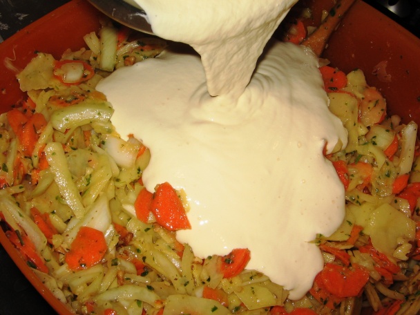 Prsia na sezame s prílohou zelenino-ovocného nákypu (fotorecept) - obrázok 8