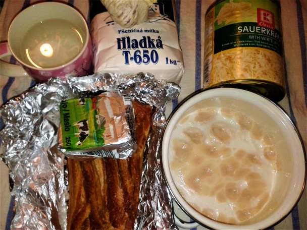 Kabáč s kyslou kapustou a slaninou (fotorecept) - obrázok 1