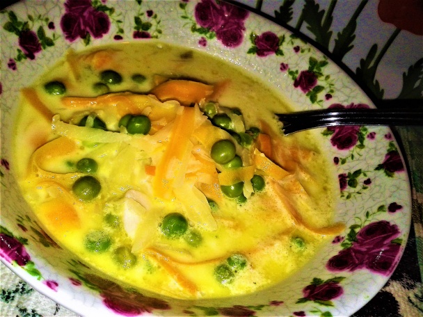 Polievka hrášková s mrkvou na kyslo (fotorecept) - obrázok 4