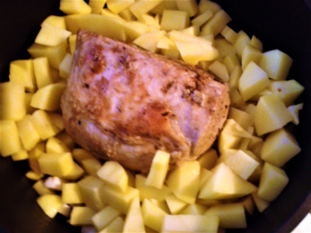 Hromničné kyslé zemiaky s mäsom (fotorecept) - obrázok 4