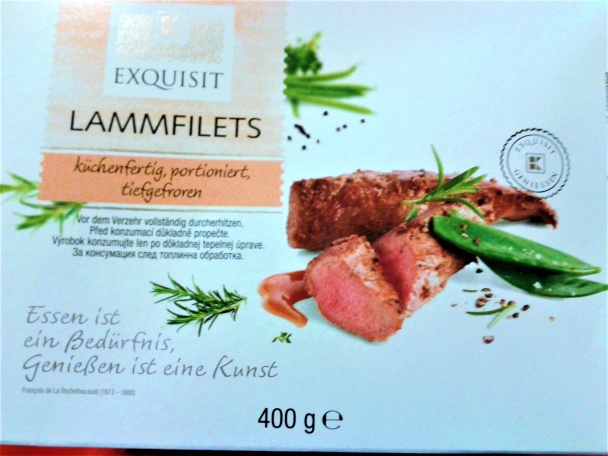 Jahňací chrbát s omáčkou z maslovej tekvice a s krúpami (fotorecept) - obrázok 1