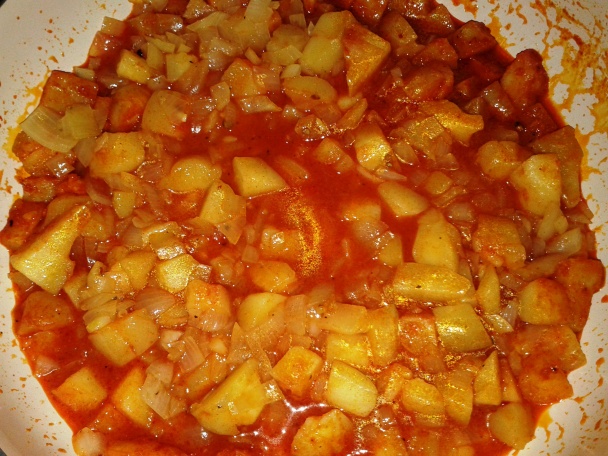 Paprikové zemiaky s cibuľou (fotorecept) - obrázok 6