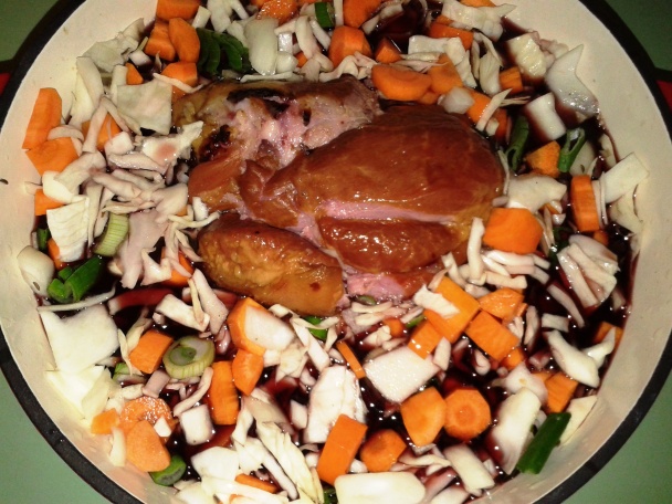 Údené bravčové koleno s vínnou omáčkou (fotorecept) - obrázok 5