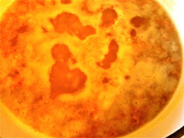 Hrachová polievka so syrom a s kuracím mäsom (fotorecept) - obrázok 3