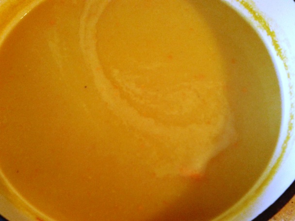 Hrachová polievka so syrom a s kuracím mäsom (fotorecept) - obrázok 4