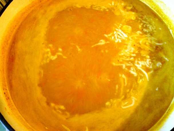 Hrachová polievka so syrom a s kuracím mäsom (fotorecept) - obrázok 5