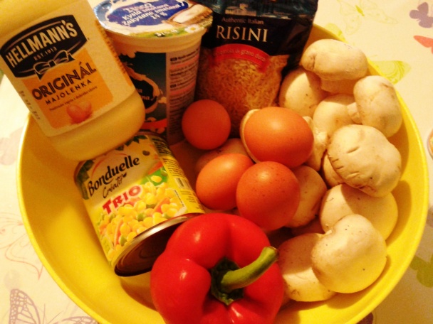 Šalát z cestovín risini (fotorecept) - obrázok 1