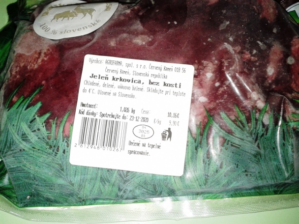 Jelenia krkovička na šípkovej omáčke (fotorecept) - obrázok 1