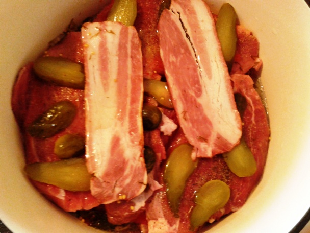 Bravčové stehno pečené v hrnci (fotorecept) - obrázok 5