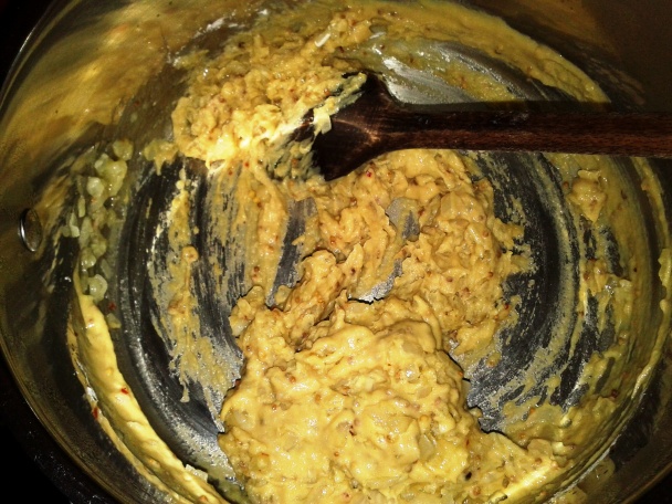 Mäso z polievky s horčicovou omáčkou a varenými zemiakmi (fotorecept) - obrázok 5