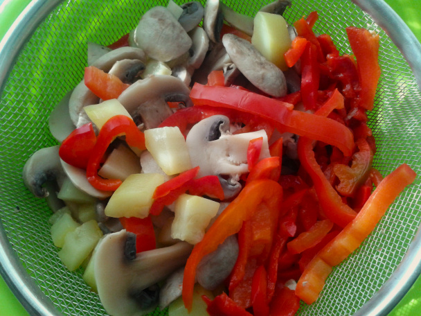 Cuketovo-šampiňónový šalát (fotorecept) - obrázok 1