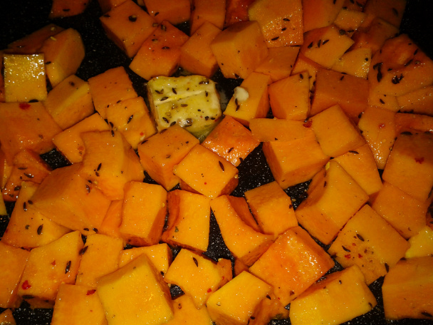 Opečená tekvica so pstruhom (fotorecept) - obrázok 3