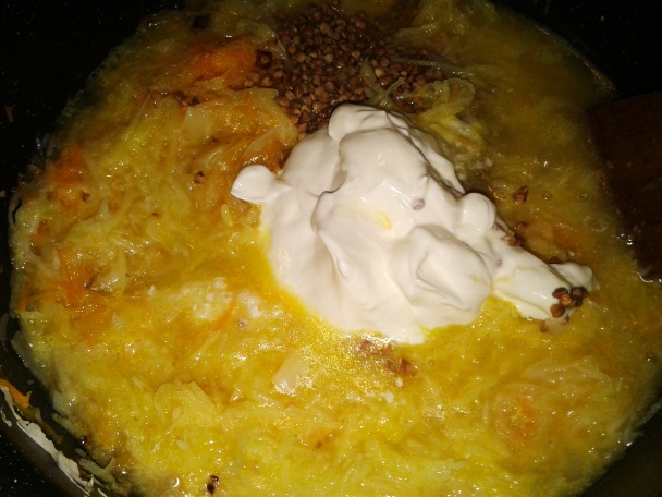 Kvaková polievka s kyslou smotanou a pohánkou (fotorecept) - obrázok 6