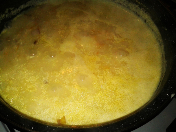 Kvaková polievka s kyslou smotanou a pohánkou (fotorecept) - obrázok 7