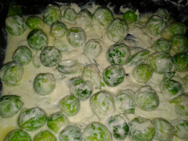 Zapečený ružičkový kel s bryndzou (fotorecept) - obrázok 4