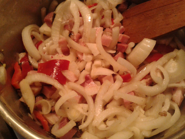 Fliačky s ružičkovým kelom a fazuľovými strukmi (fotorecept) - obrázok 1
