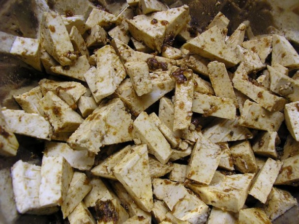 Tofu so zmesou piatich korení a jemne sladko-kyslou zeleninou (fotorecept) - obrázok 2