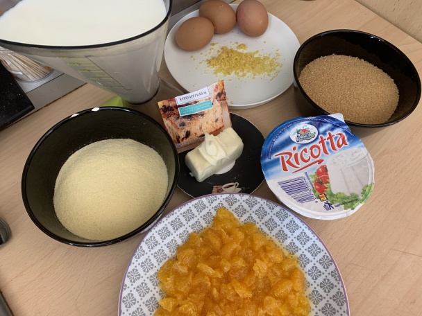 Taliansky krupicový koláčik - obrázok 1